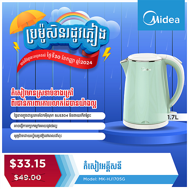 Midea Kettle (1.7L)